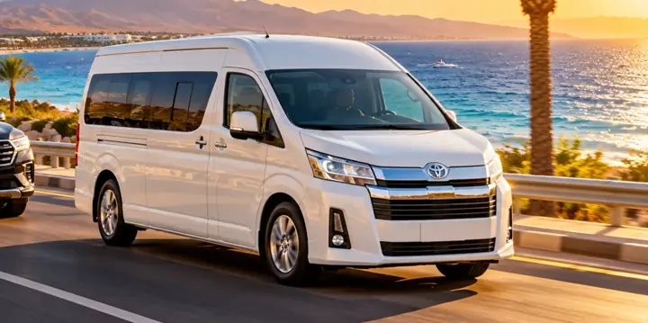 Illustrative passenger van